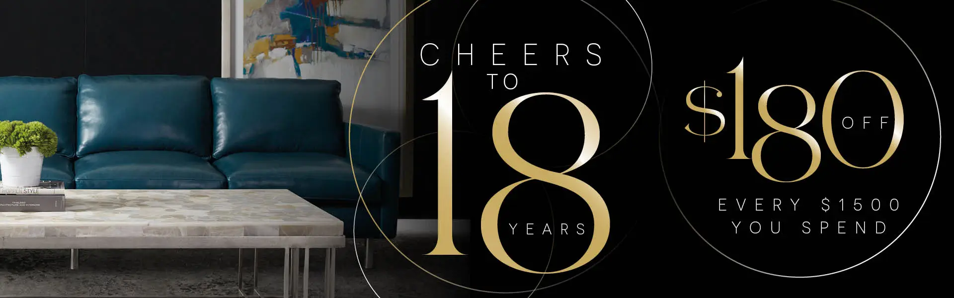 High Point Cheers to 18 Years Desktop Rotator 2025