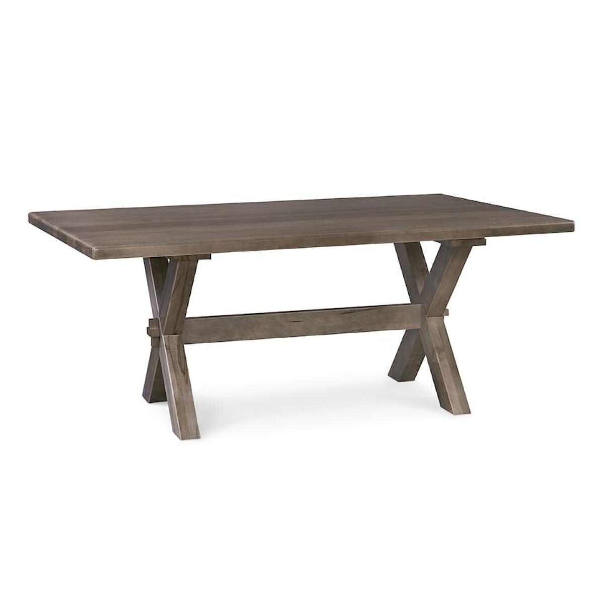 Benchmade Crossbuck Maple Dining Table Dining Tables Bassett Furniture