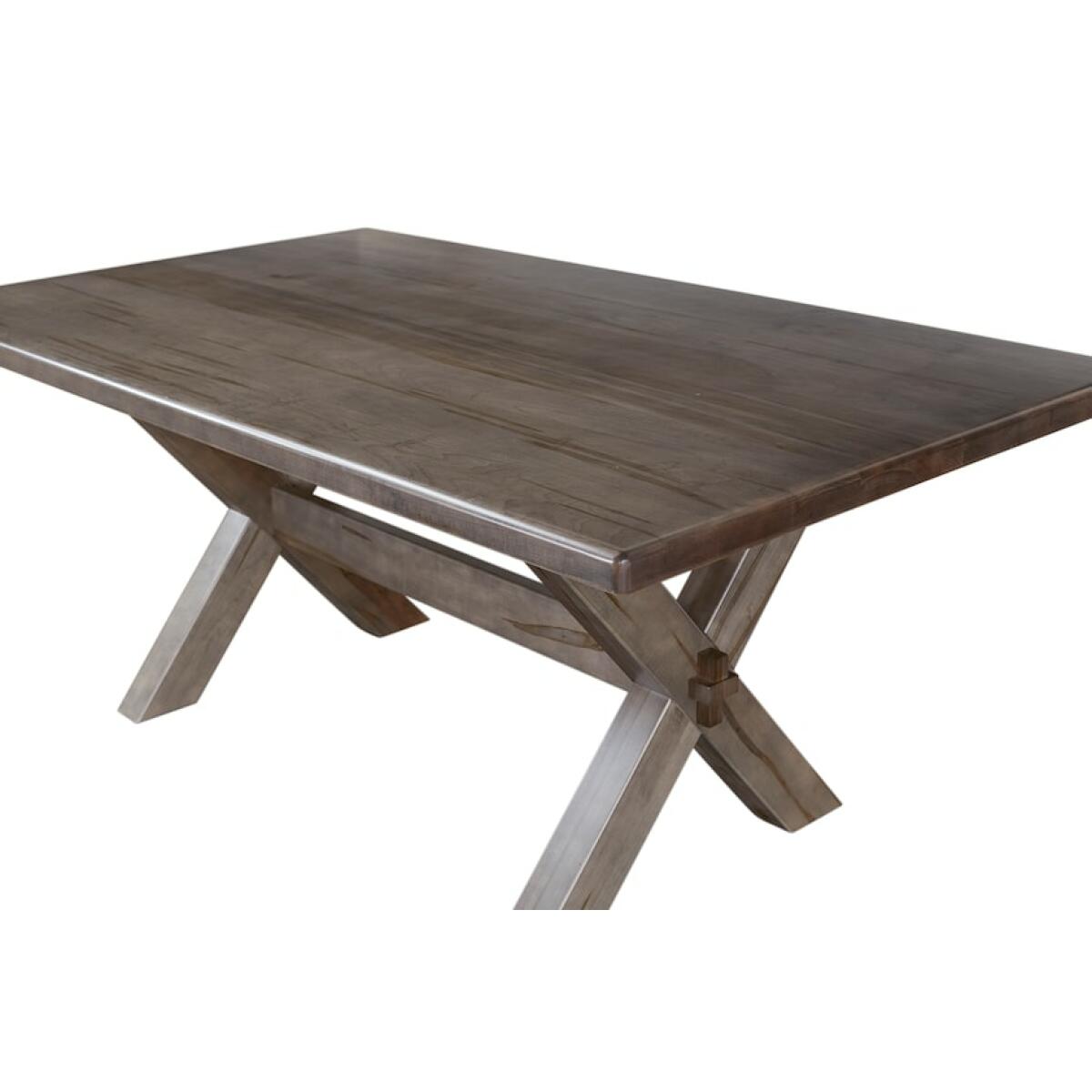 Benchmade Crossbuck Maple Dining Table Dining Tables Bassett Furniture