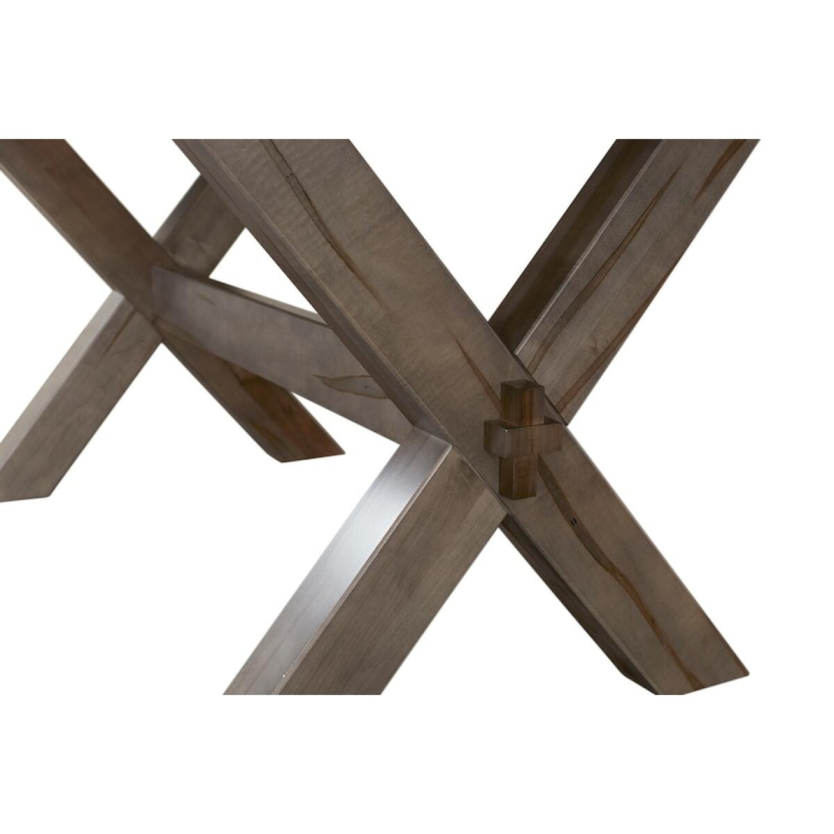 Benchmade Crossbuck Maple Dining Table Dining Tables Bassett Furniture