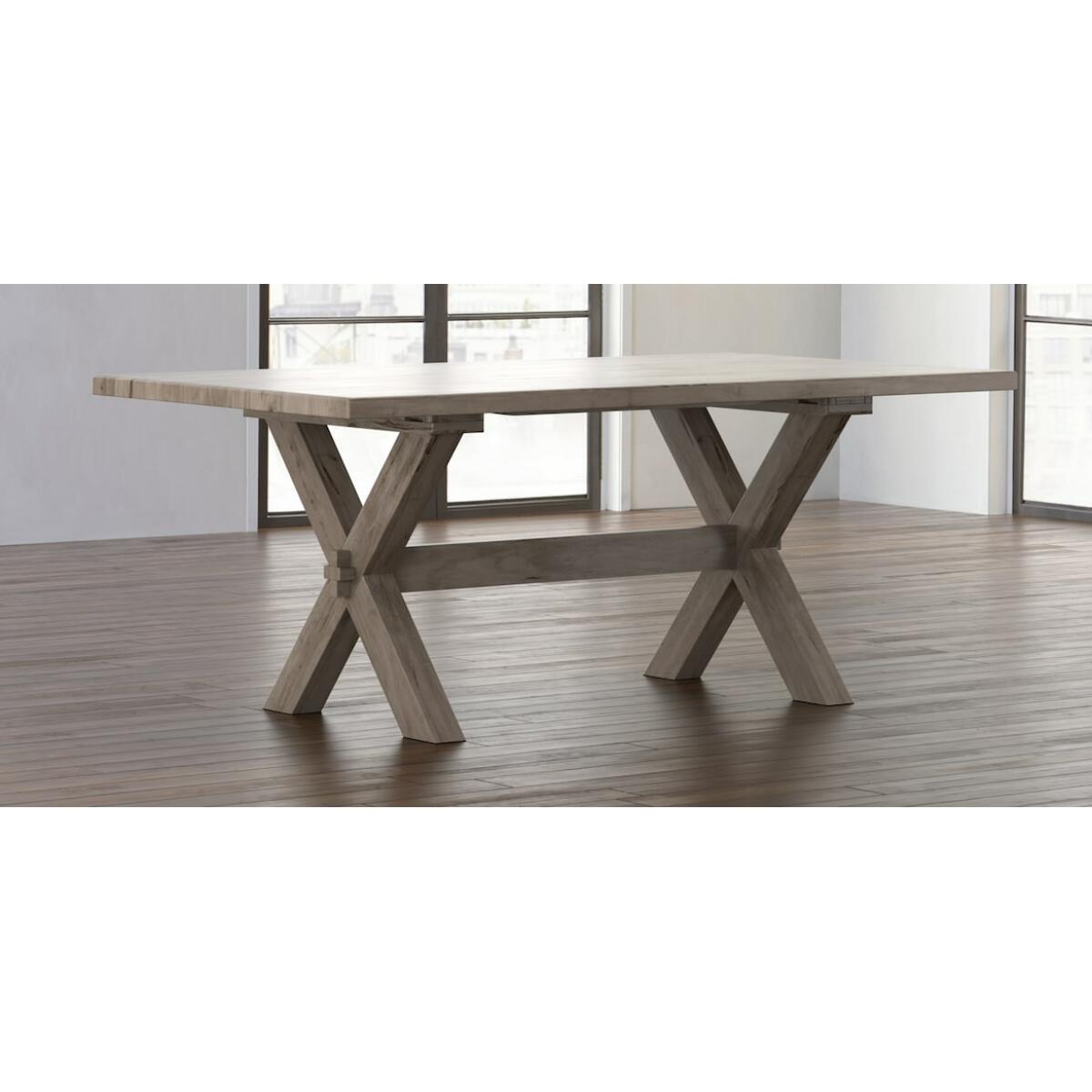 Benchmade Crossbuck Maple Dining Table Dining Tables Bassett Furniture