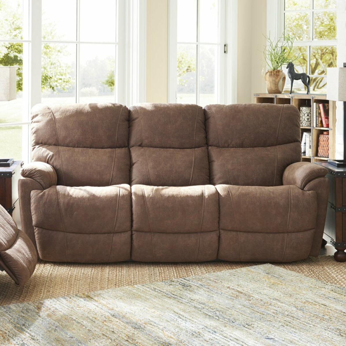 Trouper Power Reclining Sofa w/ Headrest Sofas Customizable