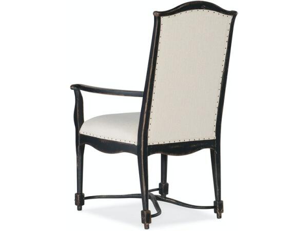 Ciao Bella Upholstered Back Arm Chair - Image 2