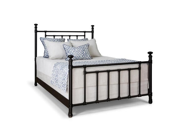 Blake Queen Iron Headboard Beds Customizable