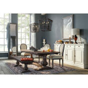 Trestle Dining Table 120'' - Image 4