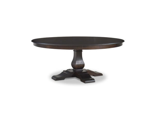Trestle Round Dining Table 72” Dining Tables Bramble