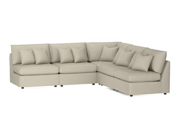 Beckham Small Chaise Sectional Sectionals Bassett Furniture