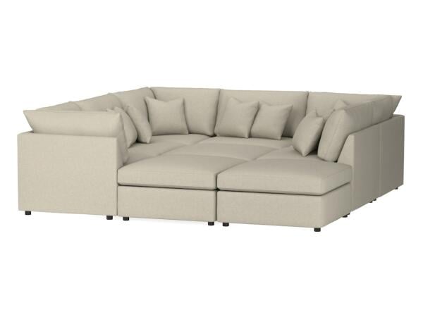 Beckham Small Chaise Sectional Sectionals Bassett Furniture