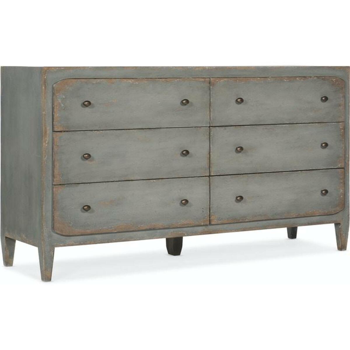 Ciao Bella Six-Drawer Dresser Dressers Hooker Furniture