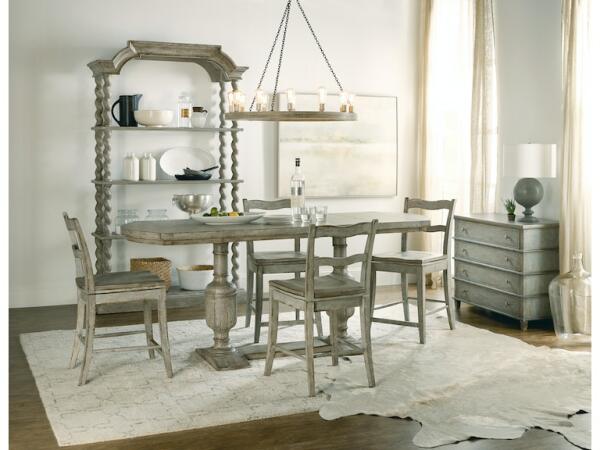 Alfresco Ponte 60in Friendship Table w/ 2-12in leaves - Image 4