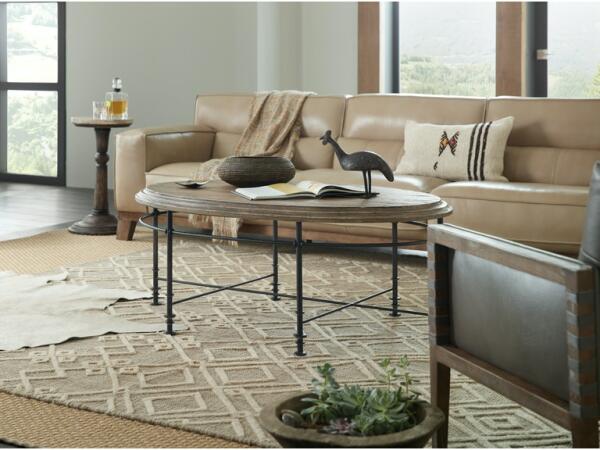 La Grange Faison Oval Cocktail Table - Image 2