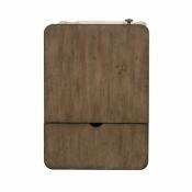 Parisian Marketplace Door Chair Side Table w/ Charging Station - Image 6