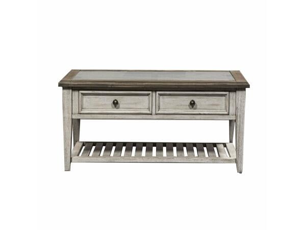 Heartland Rect Ceiling Tile Cocktail Table Cocktail & Coffee Tables Liberty Furniture