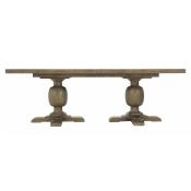 Patina Rectangular Dining Table / Peppercorn finish