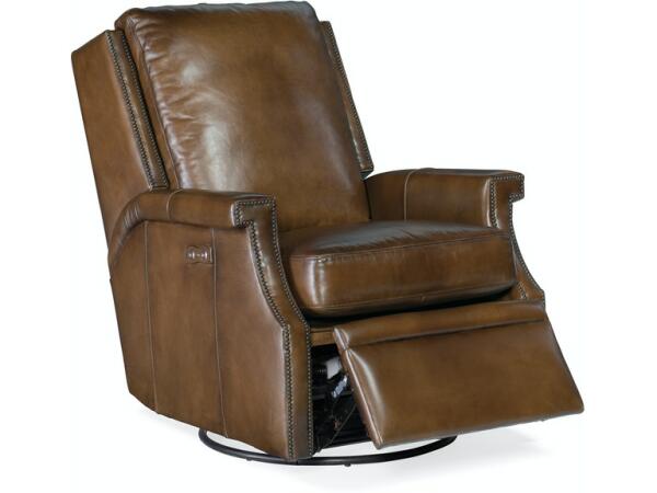 Collin Power Swivel Glider Recliner Recliners Customizable