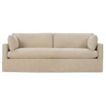 The Sylvie Customizable Sofa with Bench Seat and Slip Cover