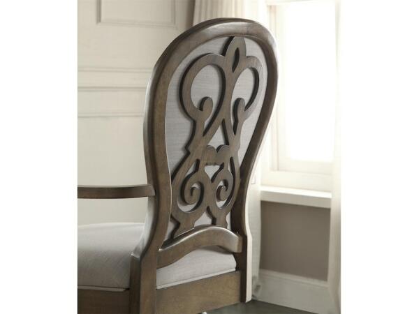 Belmeade Scroll Back Upholstered Desk Chair - Image 3
