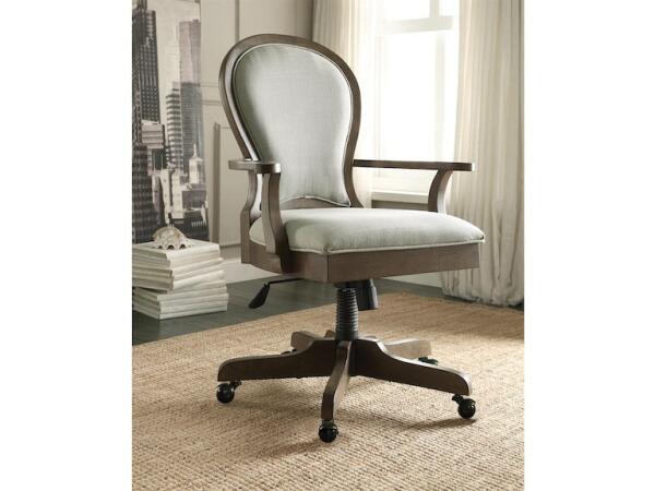 Belmeade Scroll Back Upholstered Desk Chair - Image 4