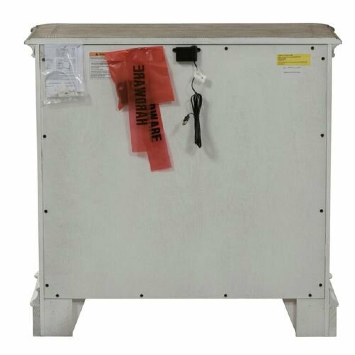 Magnolia Manor 3 Drawer Bedside Chest w/ Charging Station Chests Liberty Furniture