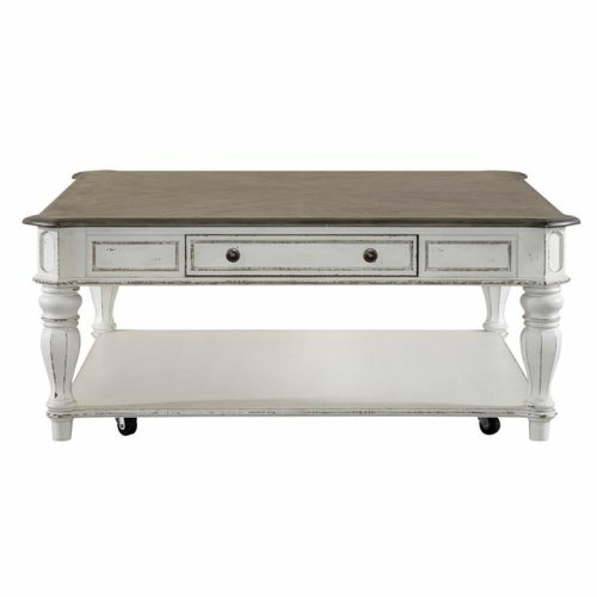 Magnolia Manor Oversized Square Cocktail Table Cocktail & Coffee Tables Liberty Furniture