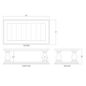 Hemmingway Mahogany Coffee Table - Image 5