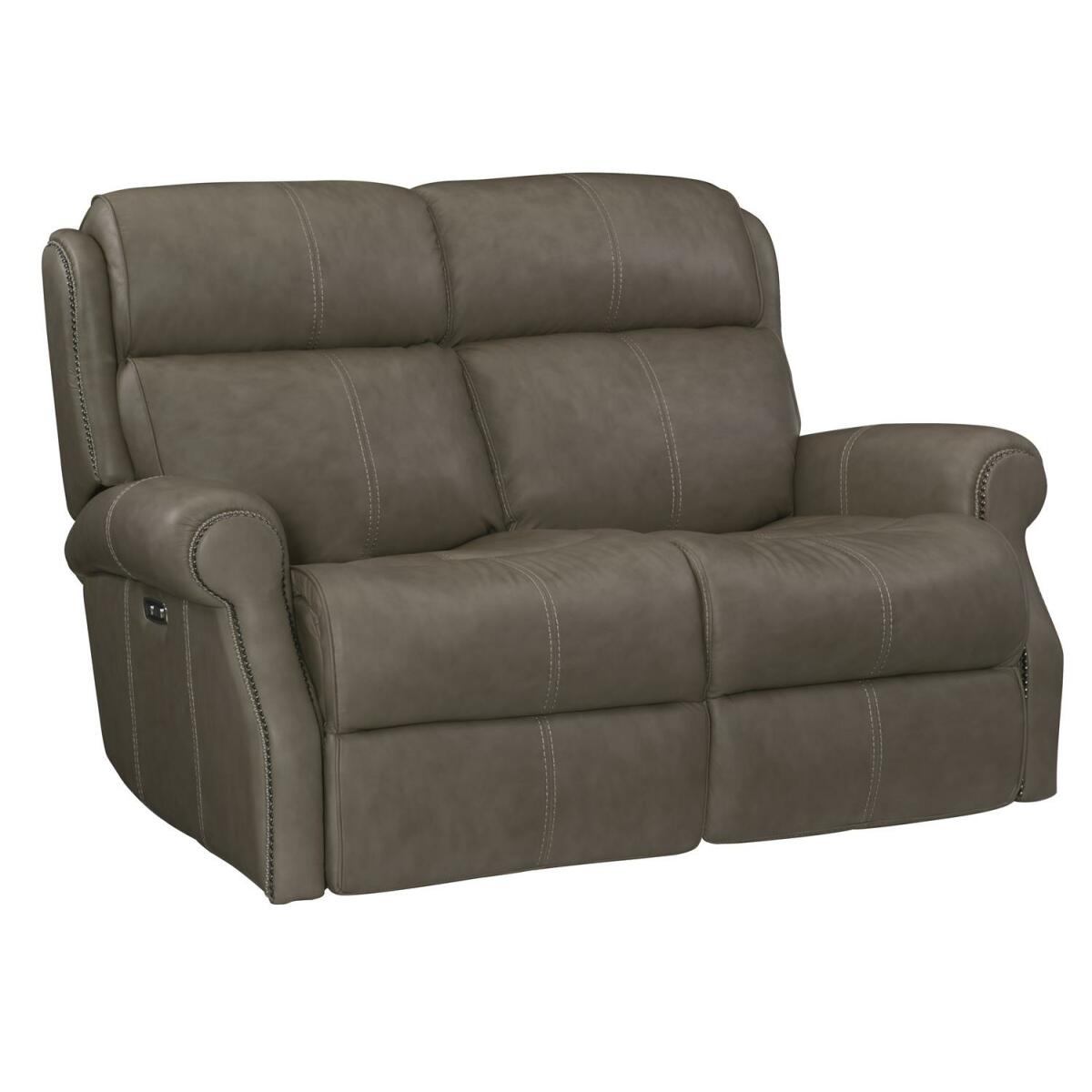 Mcgwire Leather Power Motion Loveseat Loveseats Bernhardt