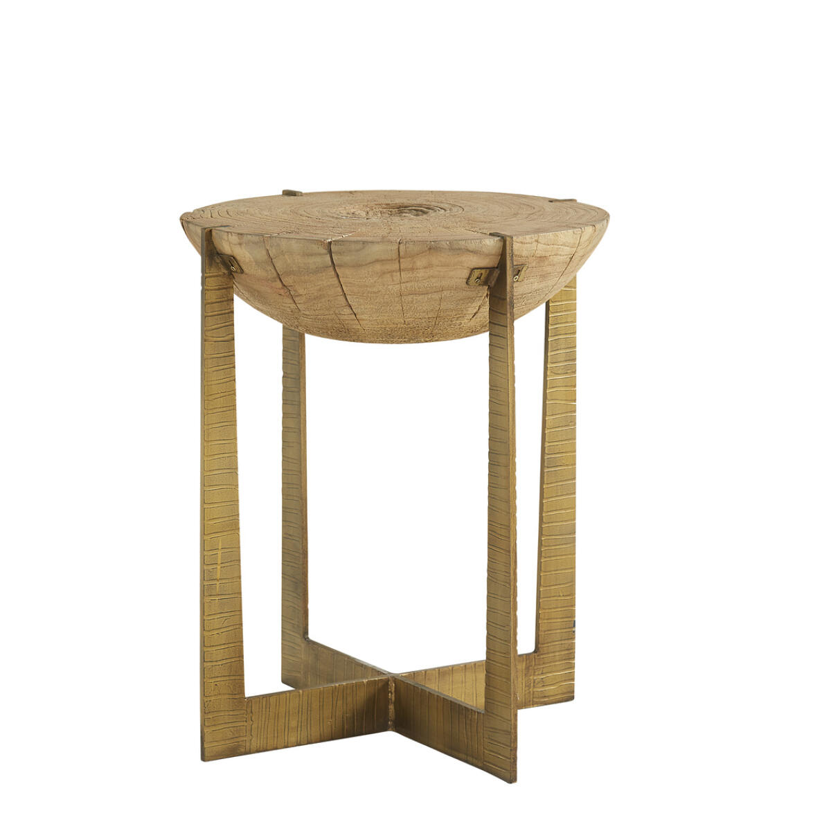 Brass Base Grain End Table End tables Furniture Classics