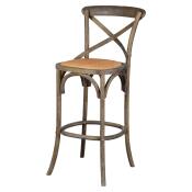 Bennett X-Back Stool 30'' (Brown Wash) - Image 2