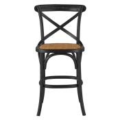 Bennett X-Back Stool 24'' (Black) - Image 3