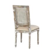 Square Maxwell Side Chair (Cottage White w/ Putty) - Image 2
