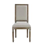 Square Maxwell Side Chair (Grey) - Image 2