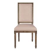 Square Maxwell Side Chair (Mushroom PU) - Image 2