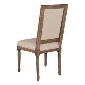 Square Maxwell Side Chair (Mushroom PU) - Image 3