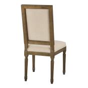 Square Maxwell Side Chair (Putty) - Image 3