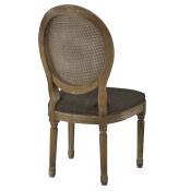 Round Mesh Back Maxwell Side Chair (Urban Bark) - Image 2