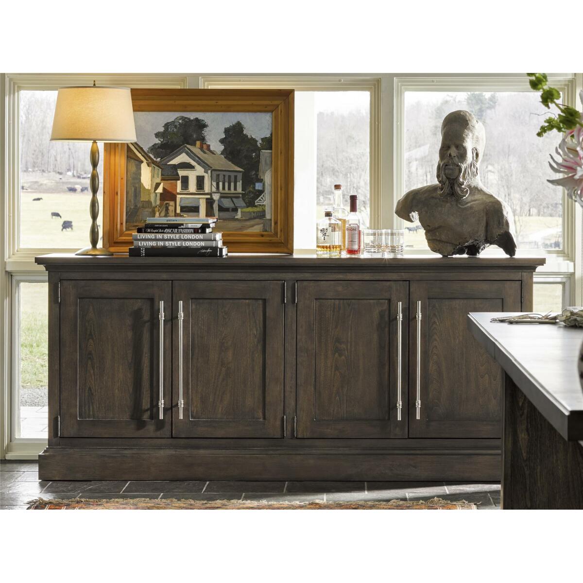 Curated Emerson Console Entertainment Stands Universal Furniture