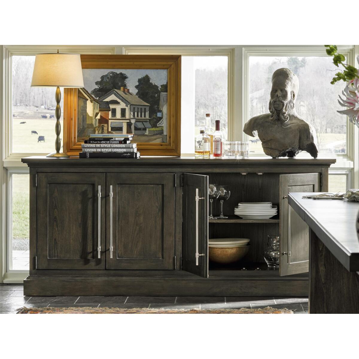 Curated Emerson Console Entertainment Stands Universal Furniture