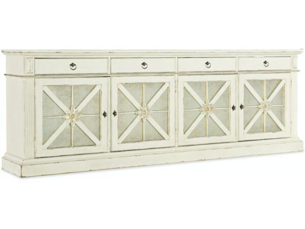 Sanctuary Grand Premier Entertainment Console Blanc