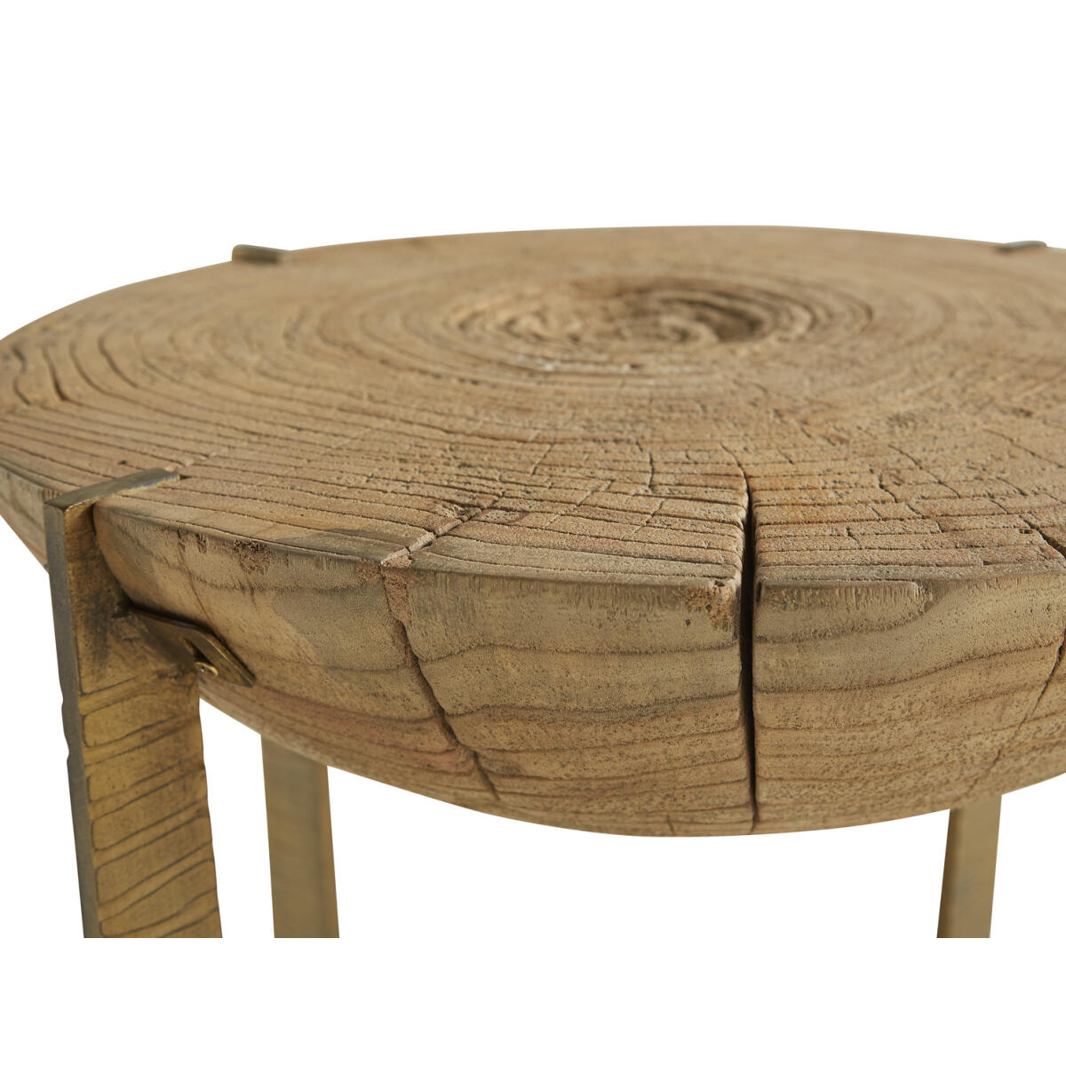 Brass Base Grain End Table End tables Furniture Classics