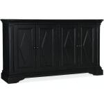 Commerce & Market Four-Door Cabinet Black