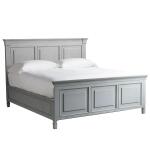 Summer Hill French Grey Queen Panel Bed