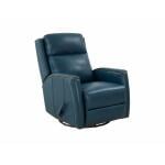 Brandt Swivel Glider Recliner – Prestin Yale Blue