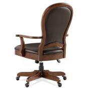 Clinton Hill Round Back Leather Desk Chair - Image 2