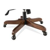 Clinton Hill Round Back Leather Desk Chair - Image 7