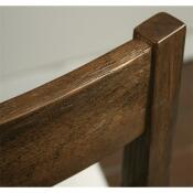 Perspectives Wood Back Upholstered Desk Chair - Image 7