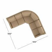 Benchmade Motion Reclining Leather L Sectional M000-LSECT3L - Image 2