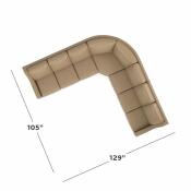 Benchmade Motion Reclining Leather L Sectional M000-LSECT4L - Image 2