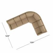 Benchmade Motion Reclining Leather L Sectional - Image 2