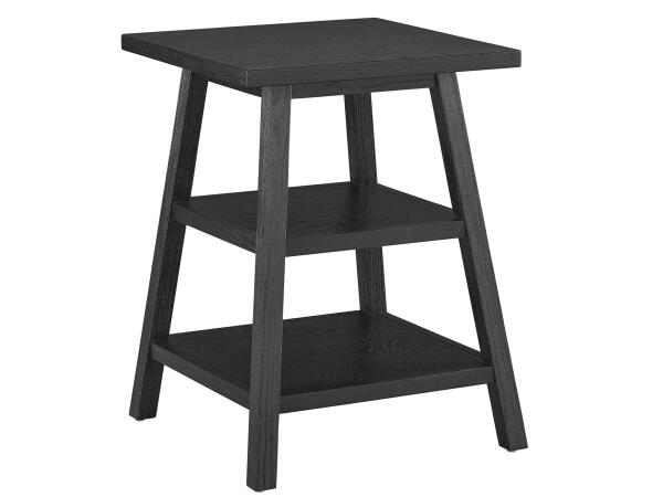 Modern Farmhouse Square End Table Charcoal - Image 2
