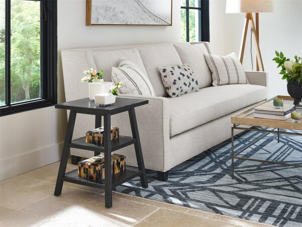 Modern Farmhouse Square End Table Charcoal - Image 3